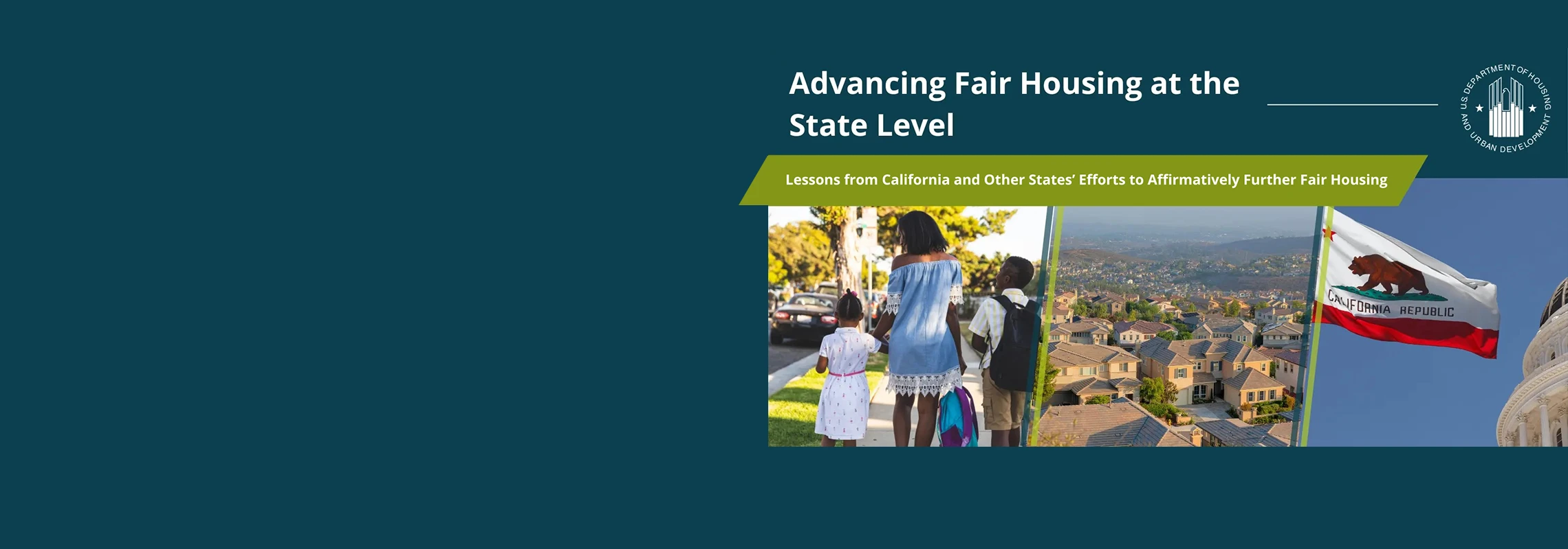 HUD report cover – Advancing Fair Housing at the State Level