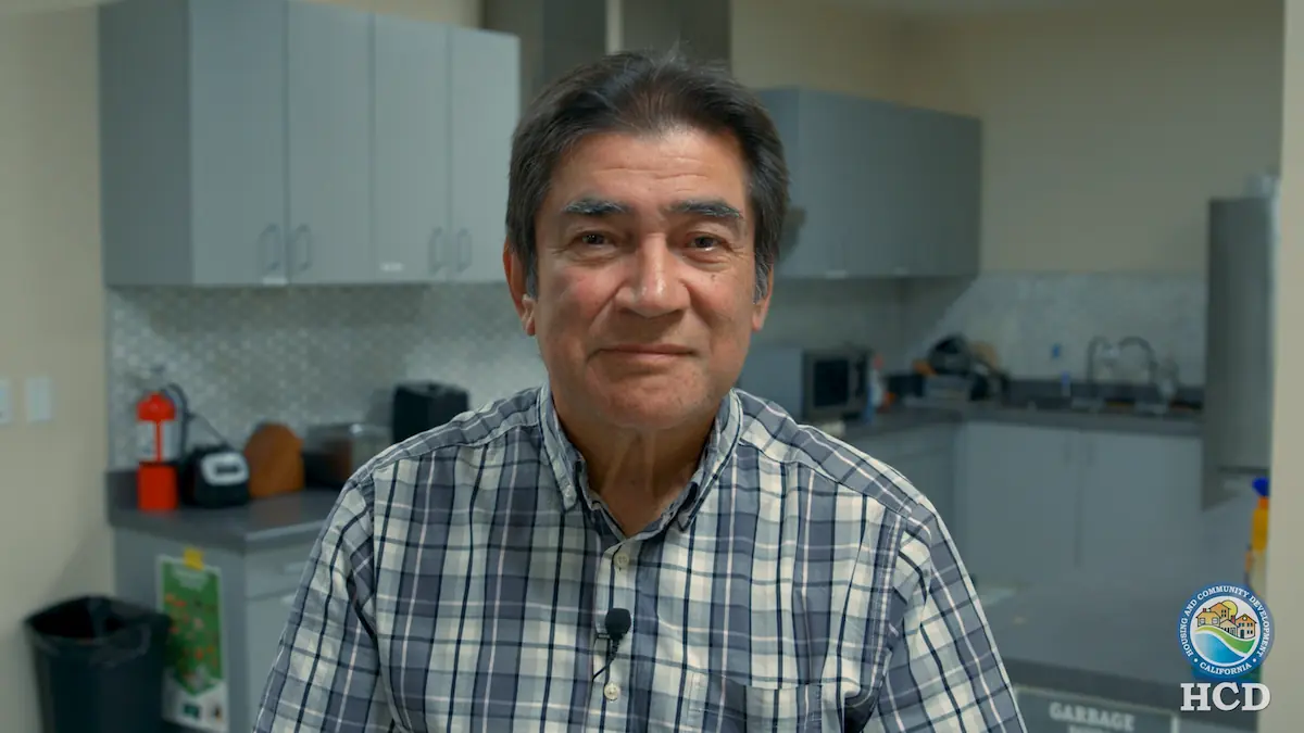 photo of Albert, a resident of a CDBG-funded project in San Benito County