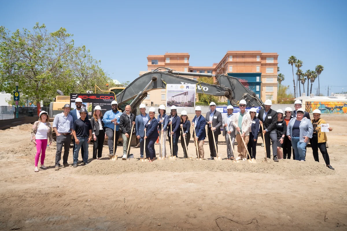Groundbreaking ceremony for Pacific North Apartments