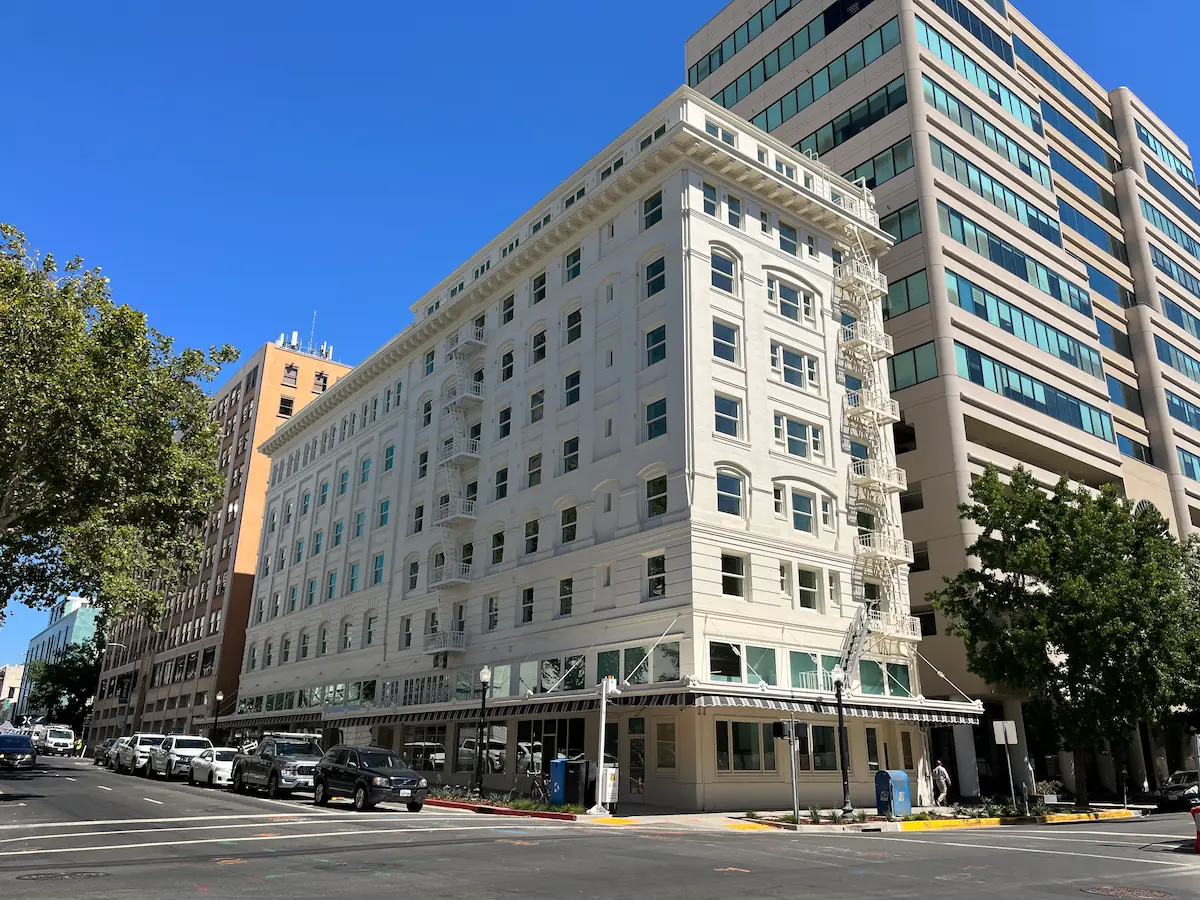 Exterior view of St. Clare at Capitol Park complex